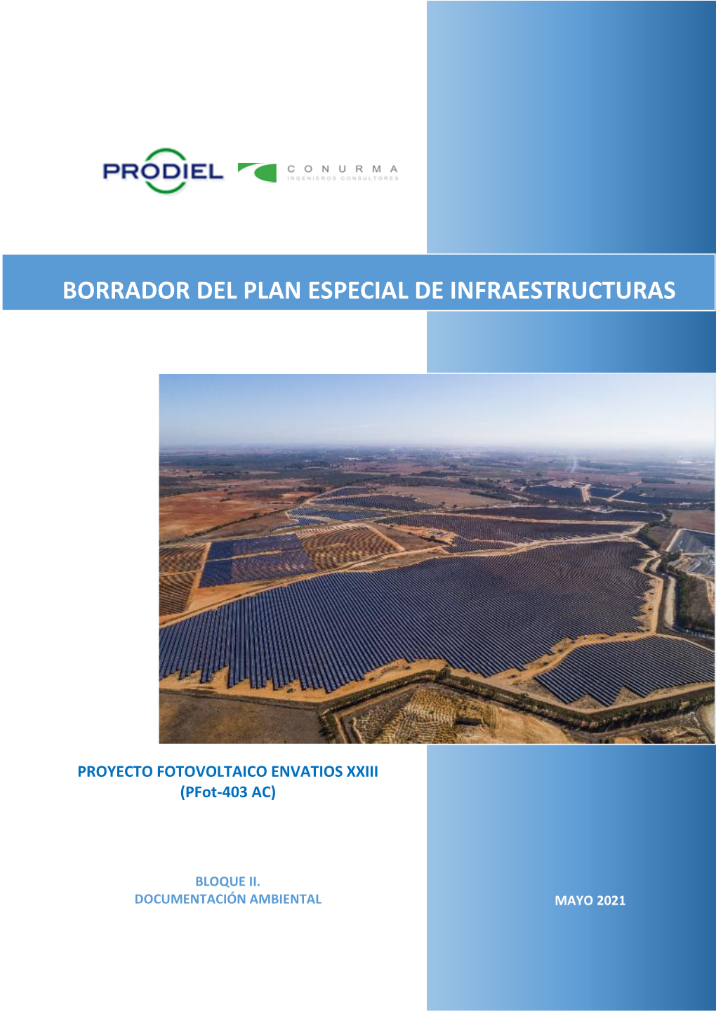 Borrador Del Plan Especial De Infraestructuras