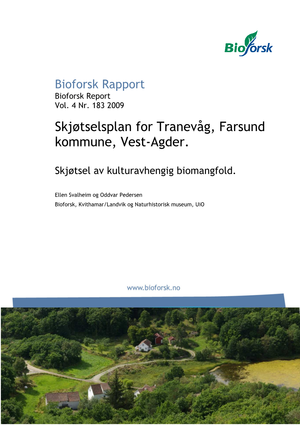 Bioforsk-Rapport-2009-04-183.Pdf (3.508Mb)