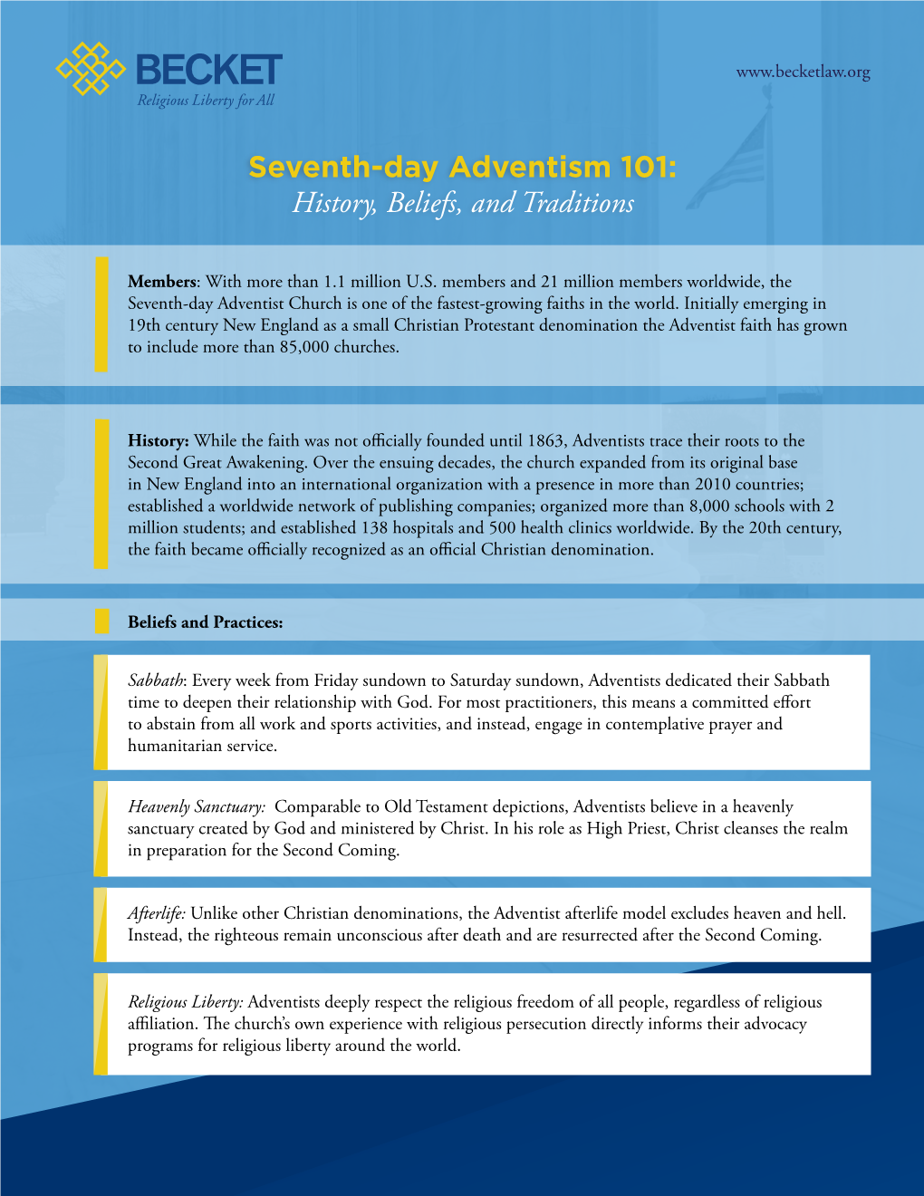 Seventh-Day Adventism 101: History, Beliefs, and Traditions