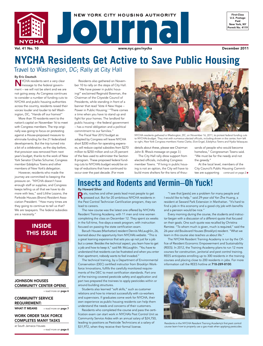 NYCHA Residents Get Active to Save Public Housing