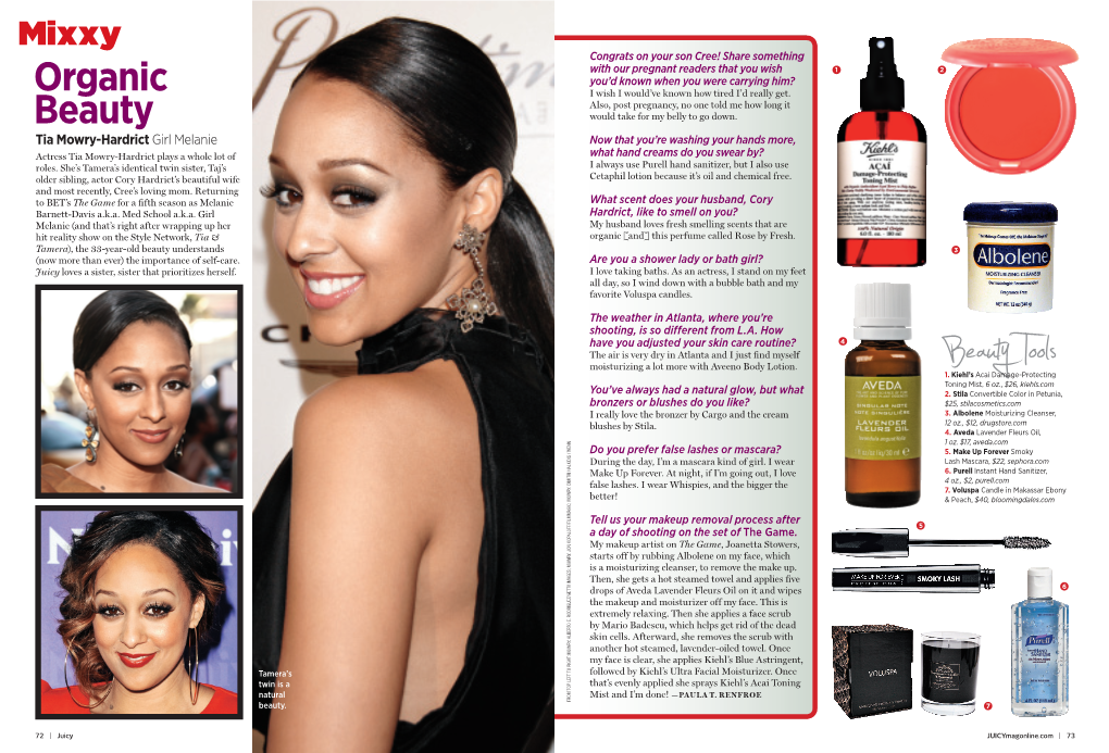 Tia Mowry Beauty Profile