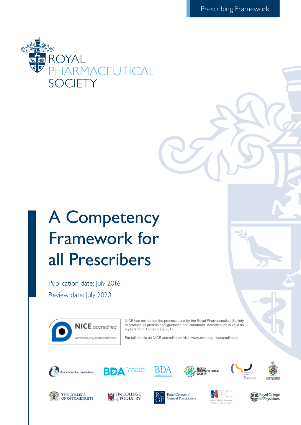 A Competency Framework for All Prescribers