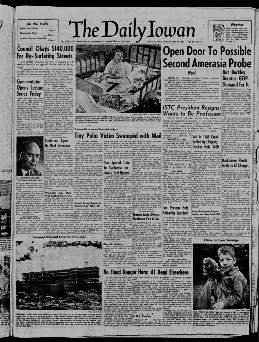 Daily Iowan (Iowa City, Iowa), 1950-06-20
