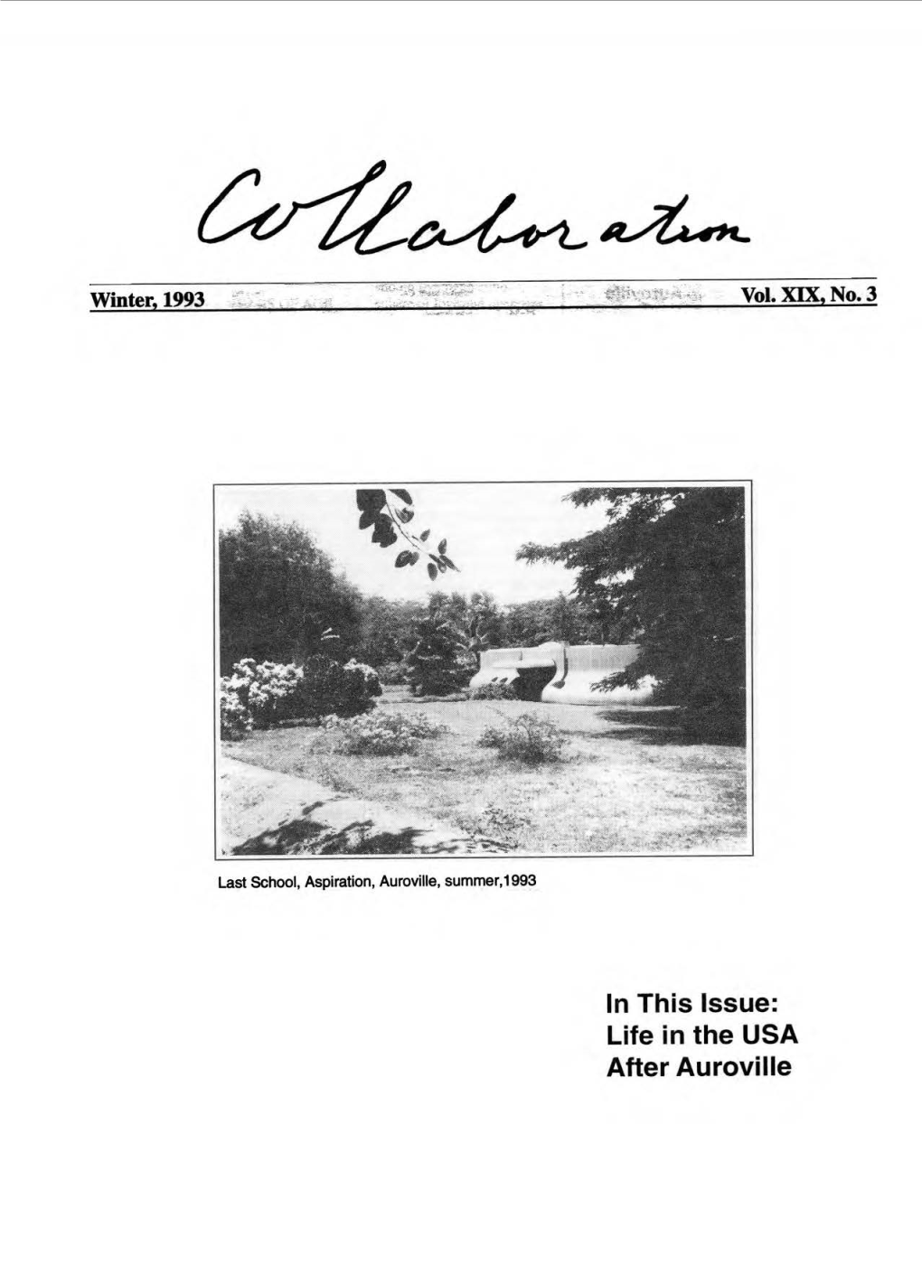 Vol. 19, No. 3 (Winter 1993)