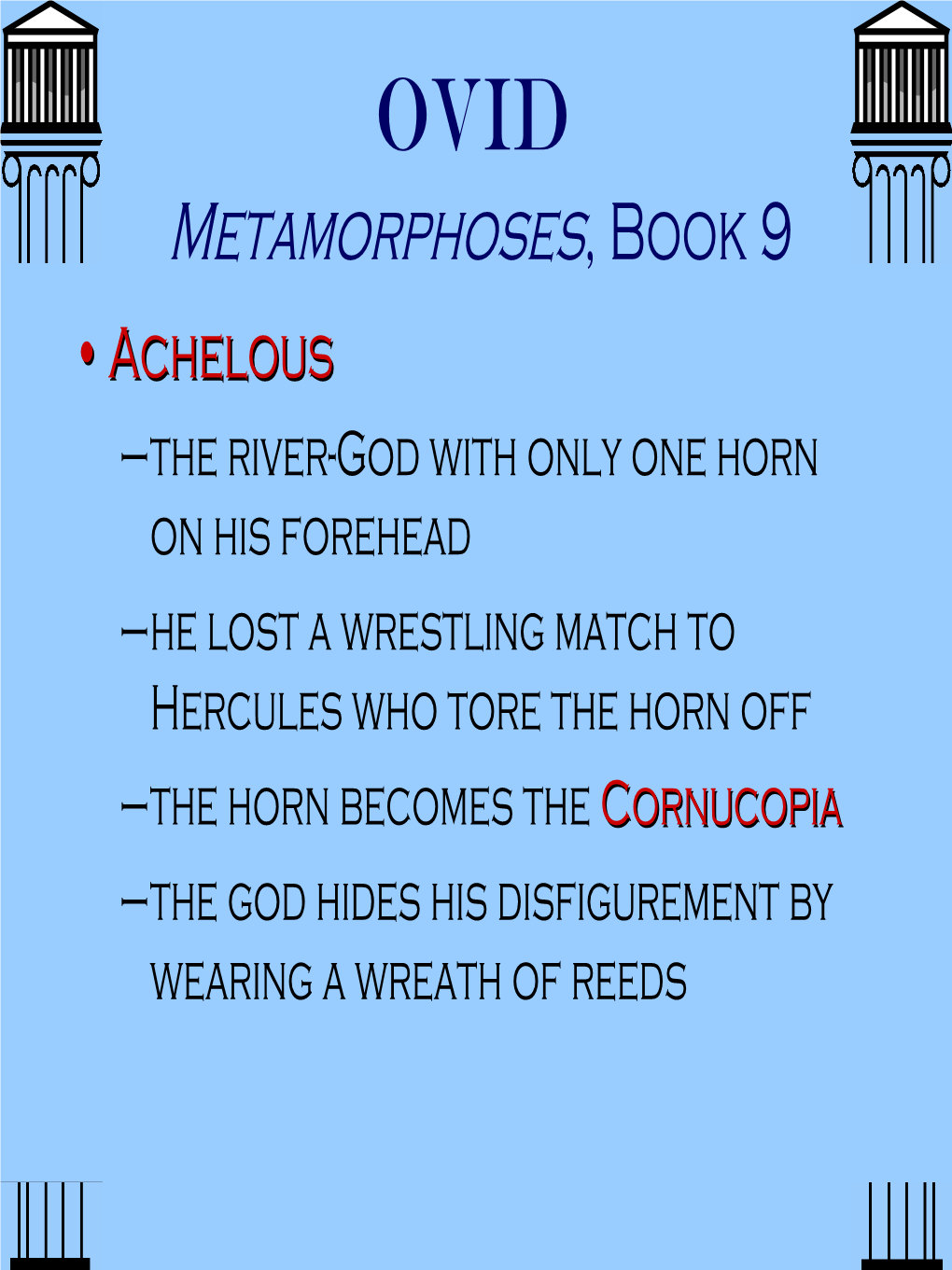 Metamorphoses, Book 9