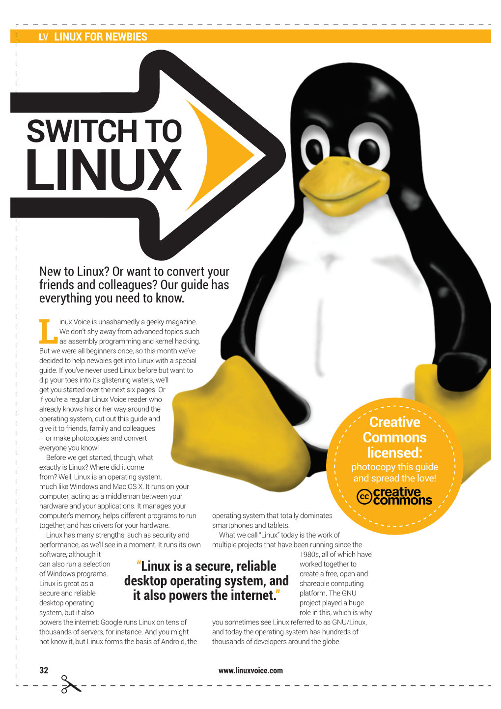 Creative Commons Licensed: Linux
