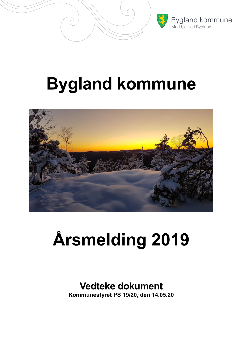 Bygland Kommune Årsmelding 2019