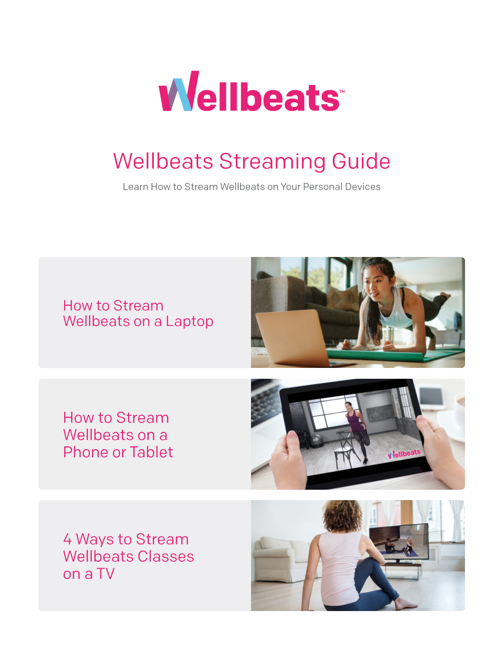 Wellbeats Streaming Guide Learn How to Stream Wellbeats on Your Personal Devices