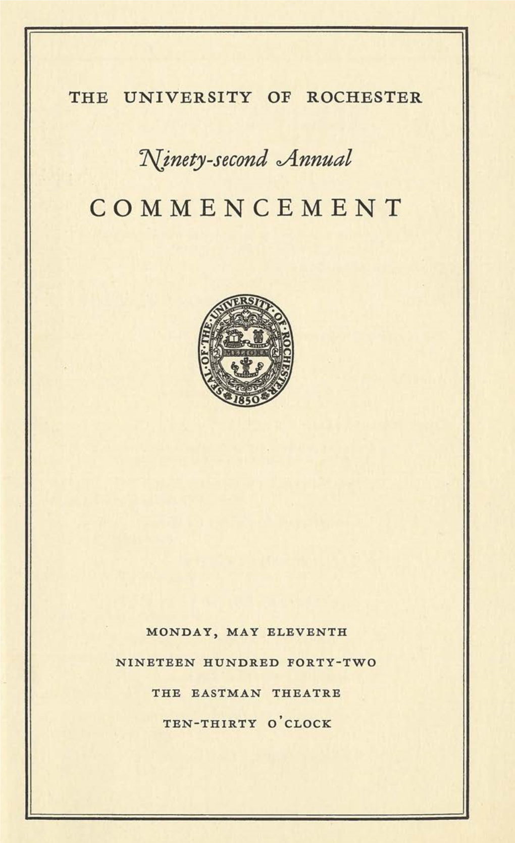 Commencement