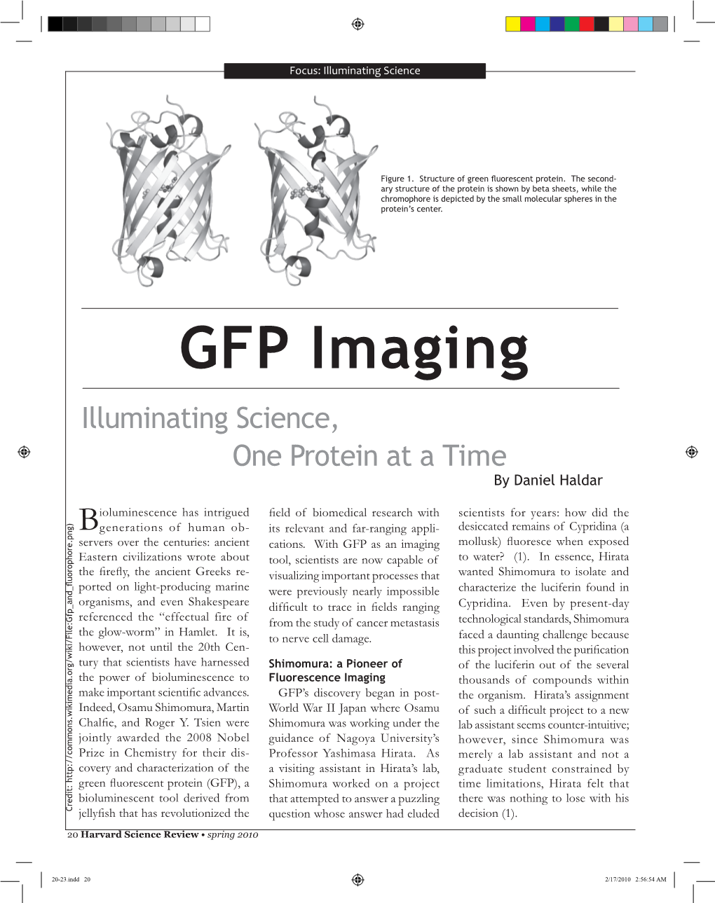 GFP Imaging Illuminating Science, One Protein at a Time by Daniel Haldar