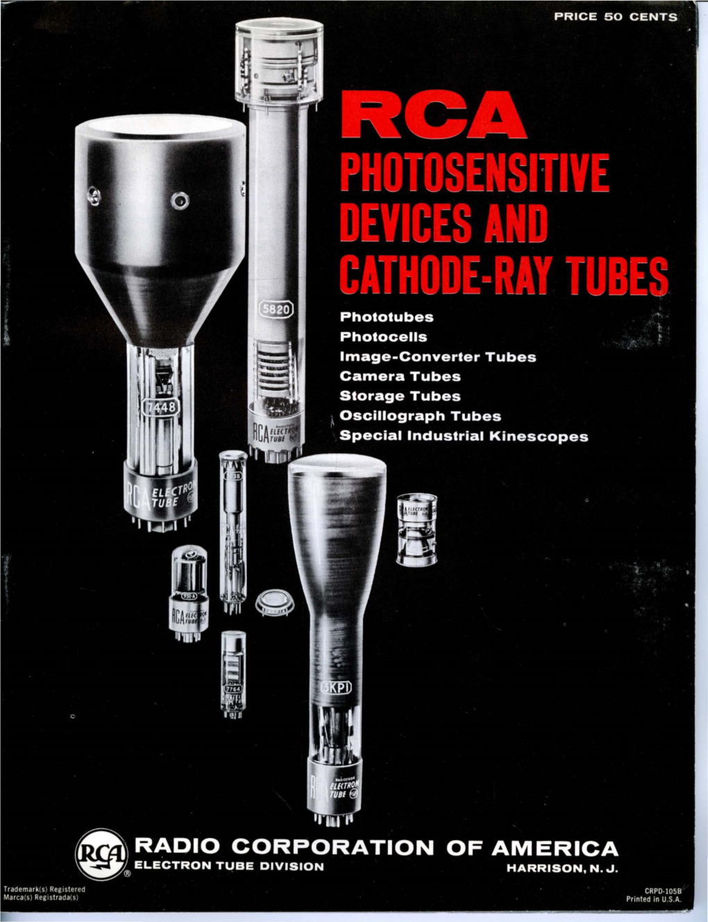 RCA Photosensitive Devices and Cathode-Ray Tubes