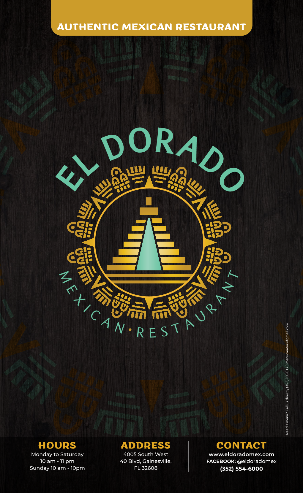El Dorado Restaurant Menu
