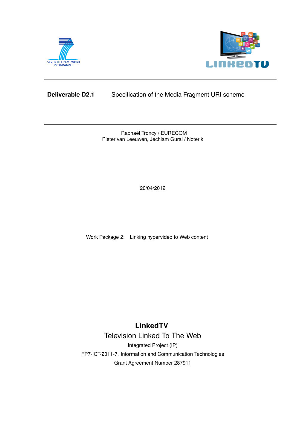 Linkedtv Document (D2.1)