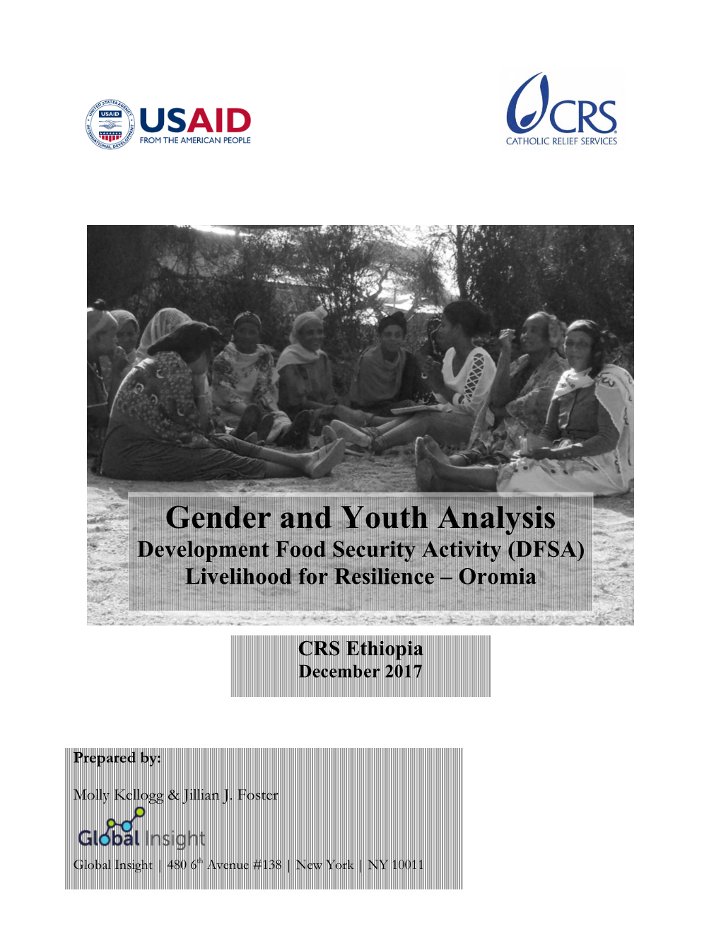 Gender and Youth Analysis Development Food Security Activity (DFSA) Livelihood for Resilience – Oromia