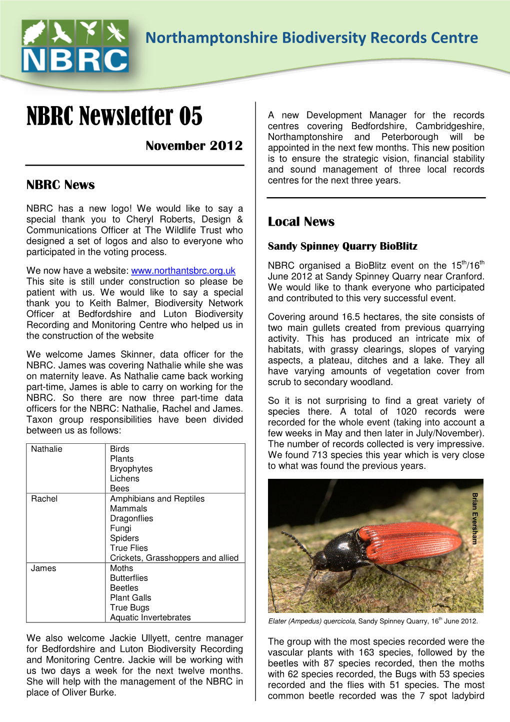 NBRC Newsletter 05