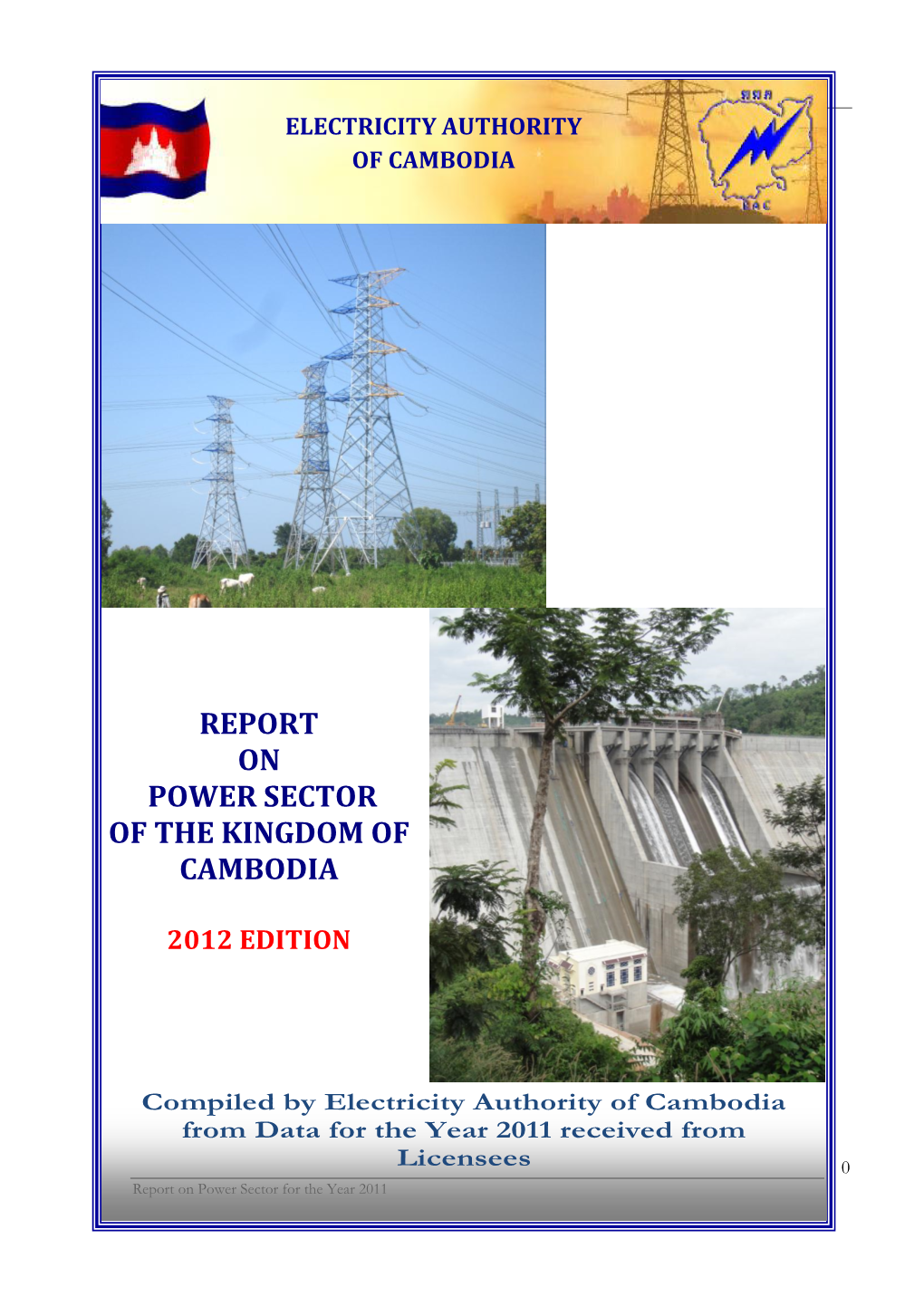 Report on Power Sector of the Kingdom of Cambodia