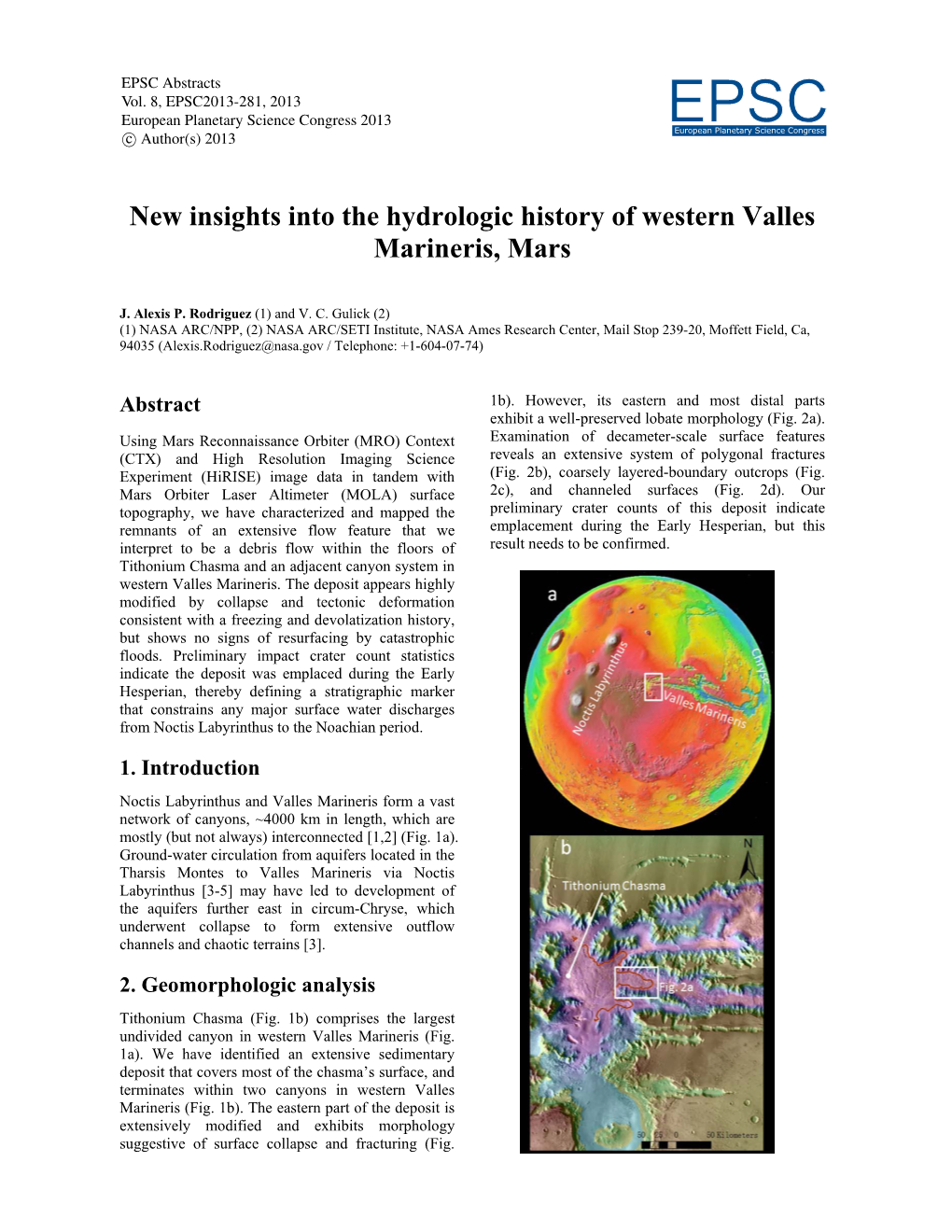 New Insights Into the Hydrologic History of Western Valles Marineris, Mars