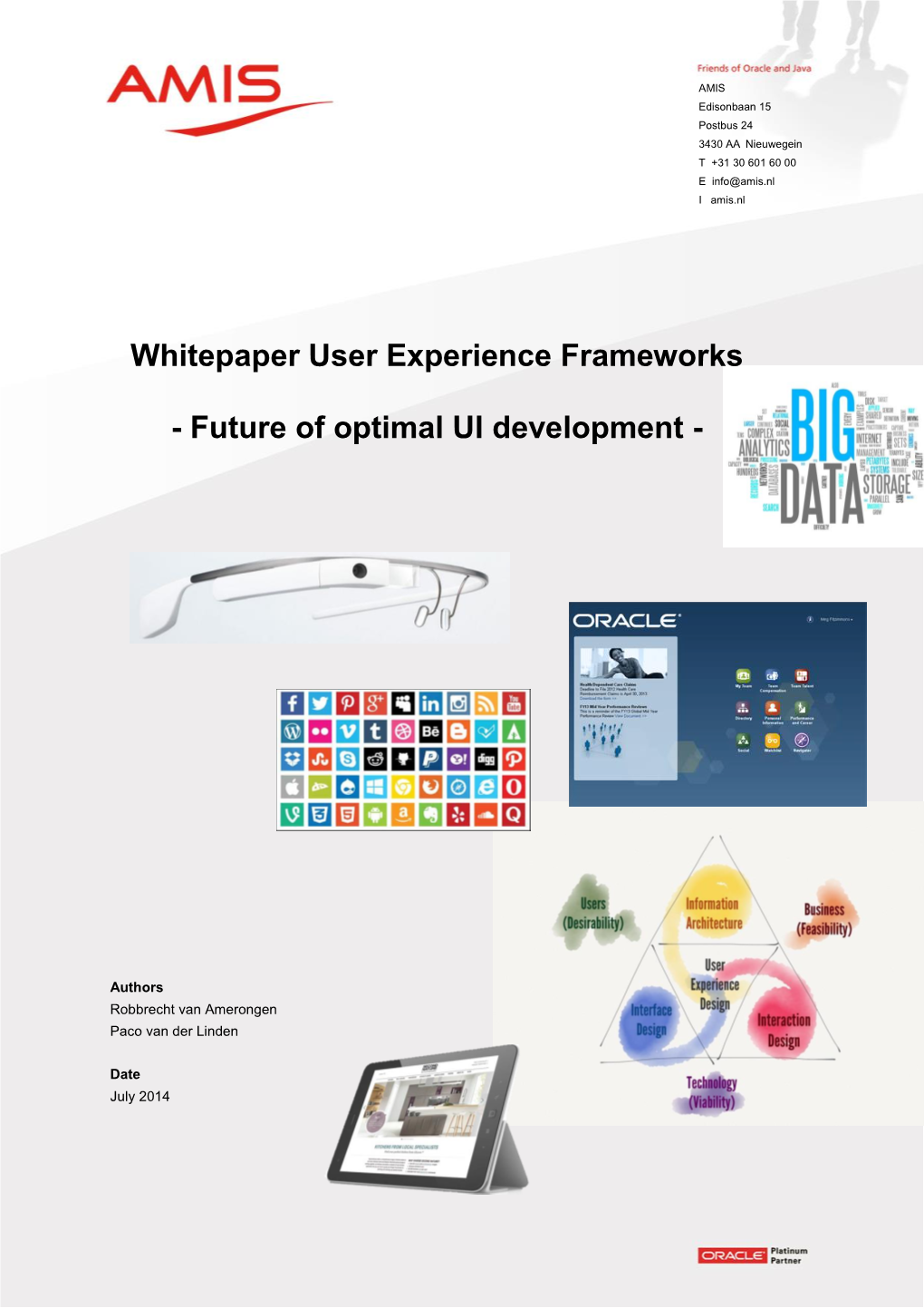 Whitepaper User Experience Frameworks