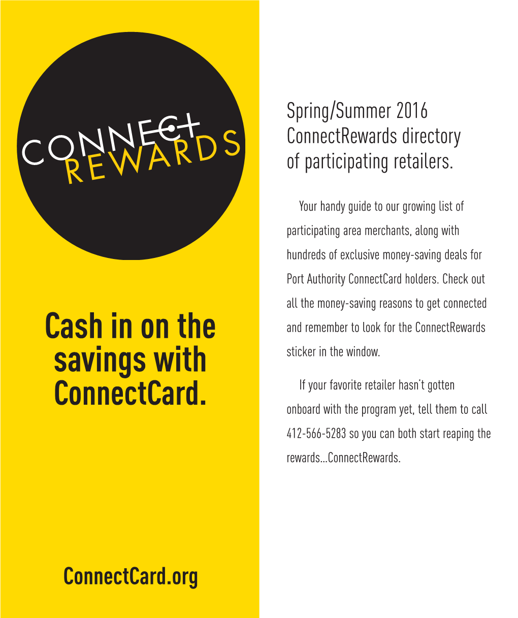 Cash in on the Savings With