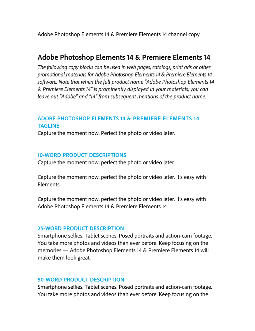 Adobe Photoshop Elements 14 & Premiere Elements 14