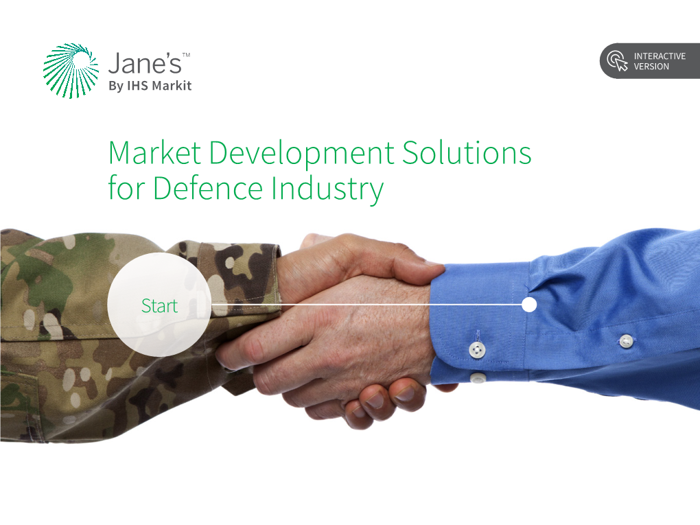 Market Development Solutions for Defence Industry I Would Like To