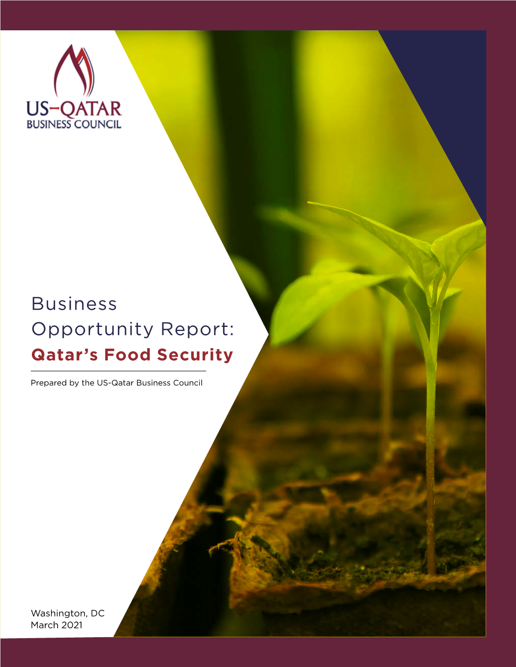 Business Opportunity Report: Qatar’S Food Security