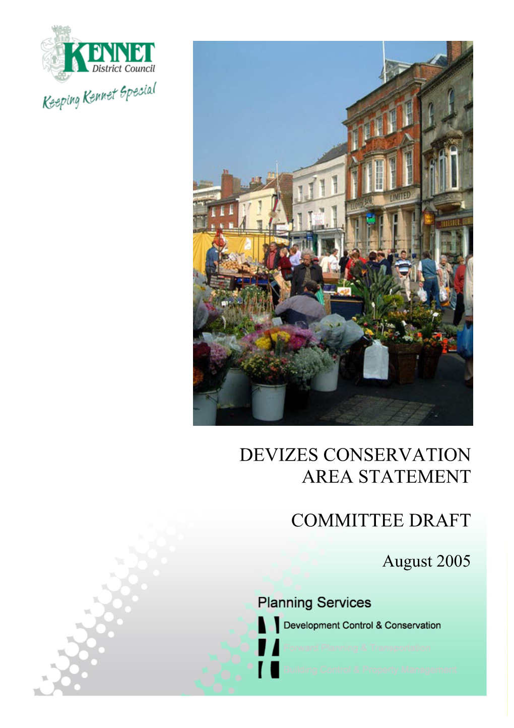 Devizes Conservation Area Statement Committee Draft