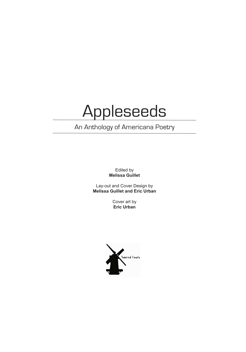 Appleseeds an Anthology of Americana Poetry