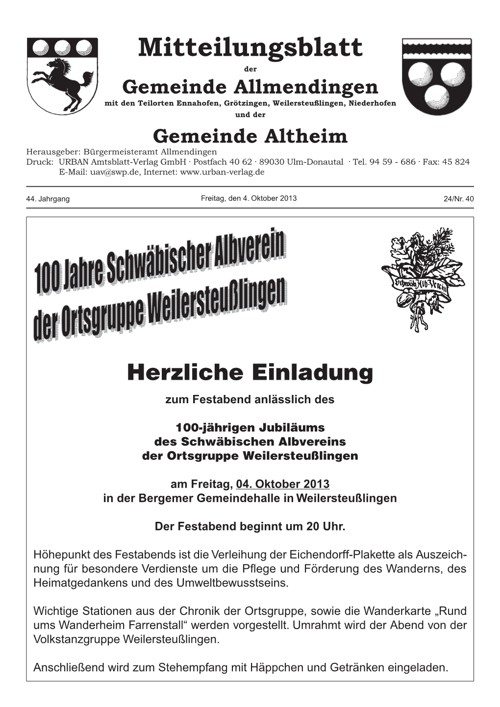 Mitteilungsblatt