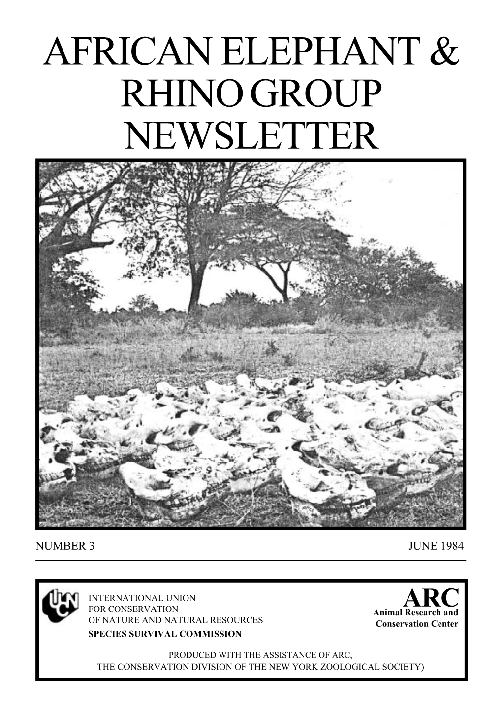 African Elephant & Rhino Group Newsletter