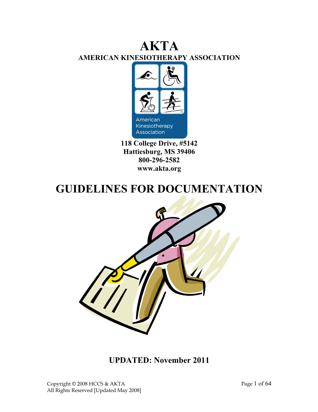 Guidelines for Documentation