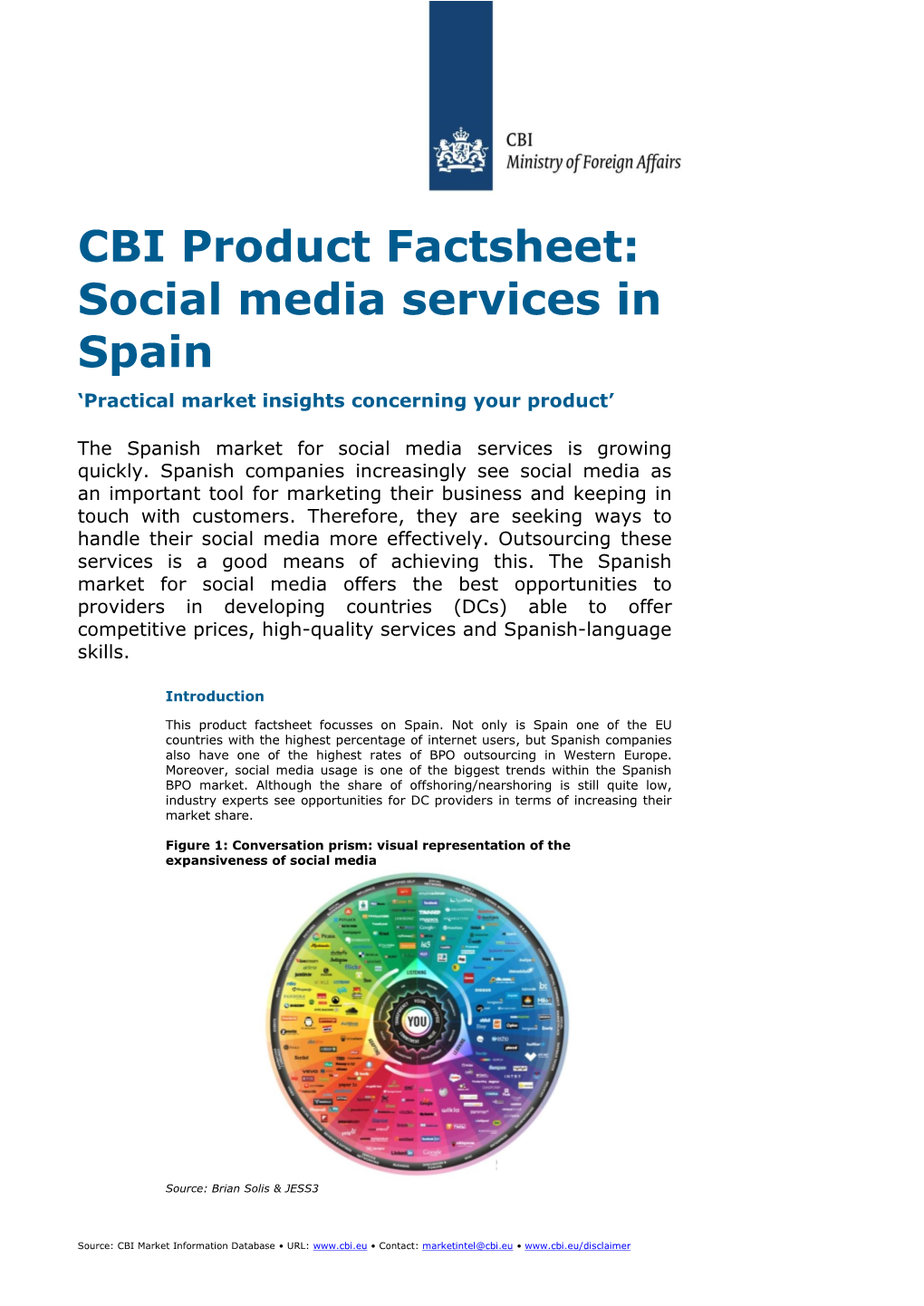 Social Media Services in Spain ‘Practical Market Insights Concerning Your Product’