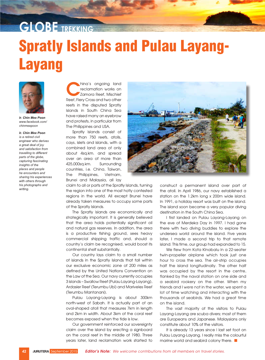 Spratly Islands and Pulau Layang- Layang