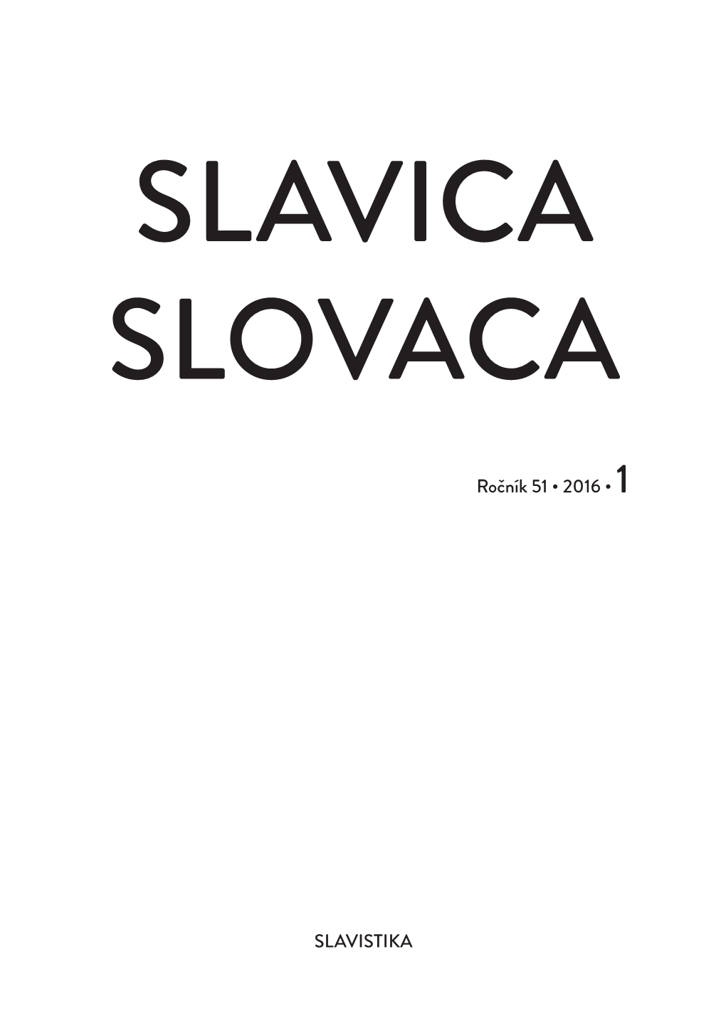 Slavica Slovaca