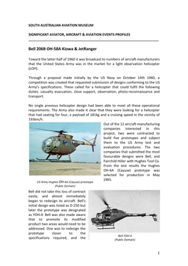 Bell 206B OH-58A Kiowa & Jetranger