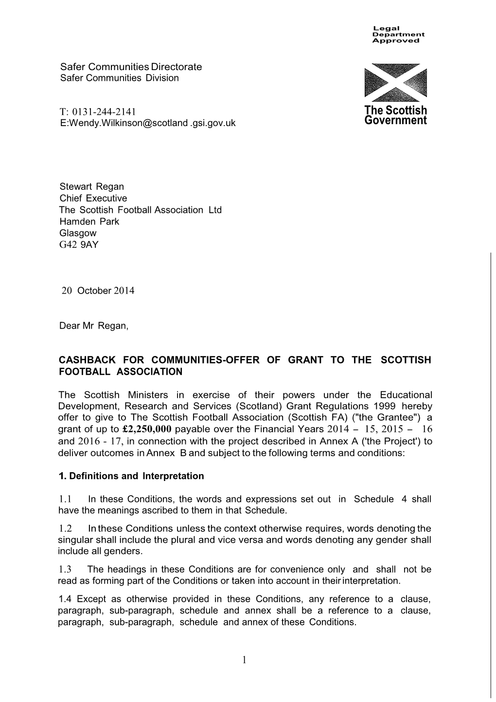 The Scottish Government Financial Years 2014- 15, 2015-16 and 2016-17