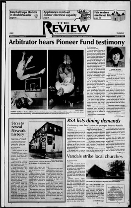 Arbitrator Hears Pioneer Fund Testimony