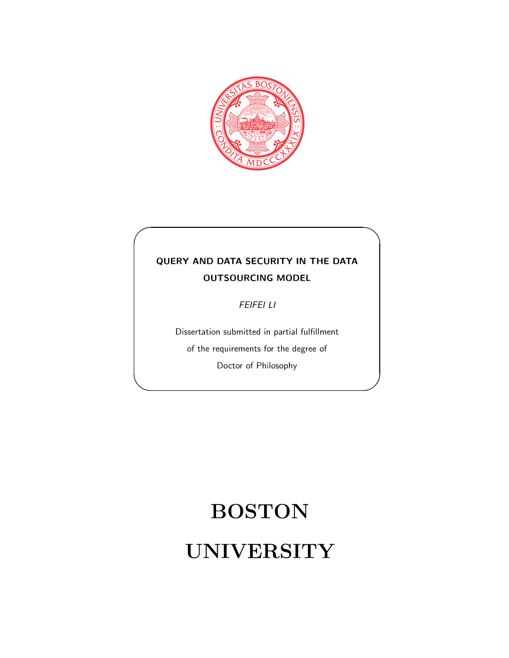Boston University Boston University