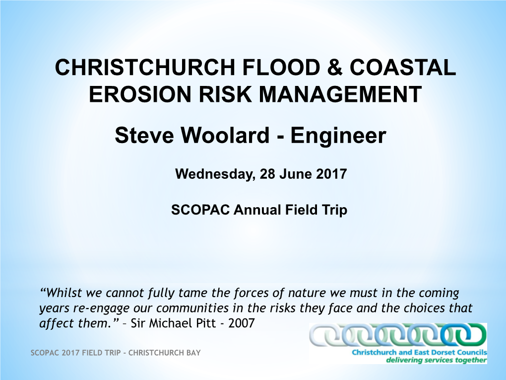 Christchurch Flood & Coastal Erosion Risk
