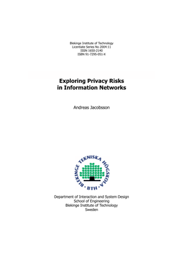 Exploring Privacy Risks in Information Networks