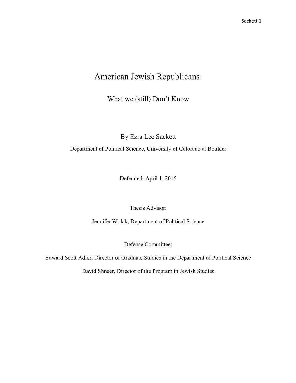 American Jewish Republicans