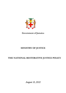 Restorative Justice Policy
