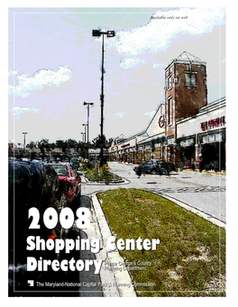 Shopping Center Directory Shopping Center