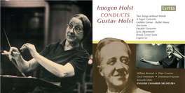 Imogen Holst Gustav Holst
