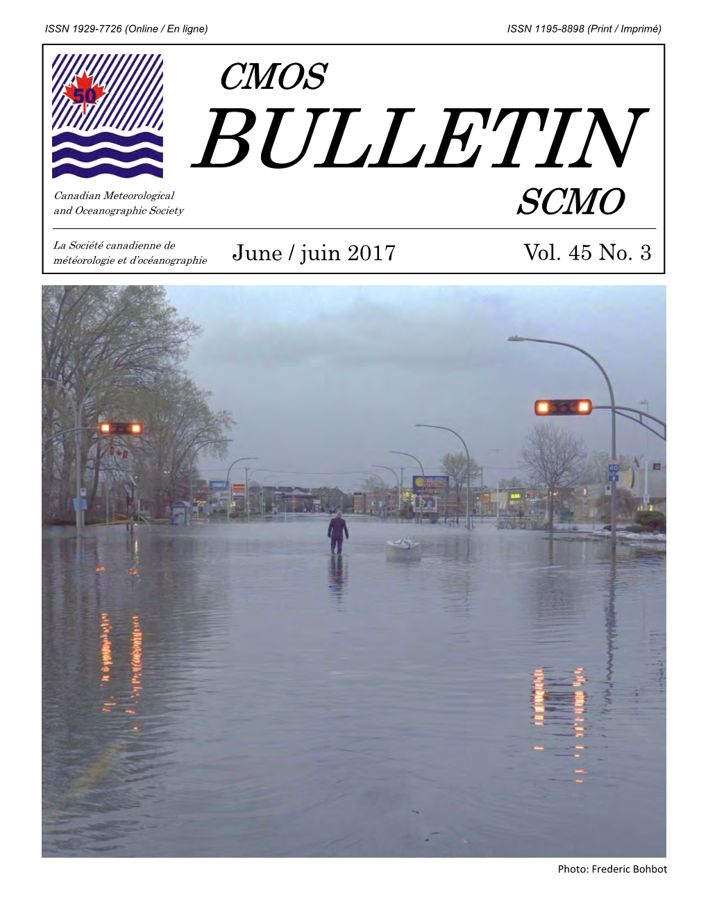 CMOS Bulletin SCMO Volume 45 No. 3 June 2017