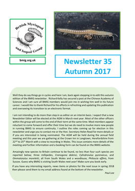 Newsletter 35 Autumn 2017