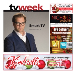 Smart TV Serving Scotland County and Surrounding Areas Michael Weatherly Stars in “Bull” We Deliver! Pricing Plans Available Refer a Friend Programs Available