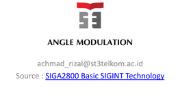 Angle Modulation