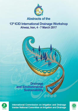 13Th ICID International Drainage Workshop Ahwaz, Iran, 4-7 March 2017