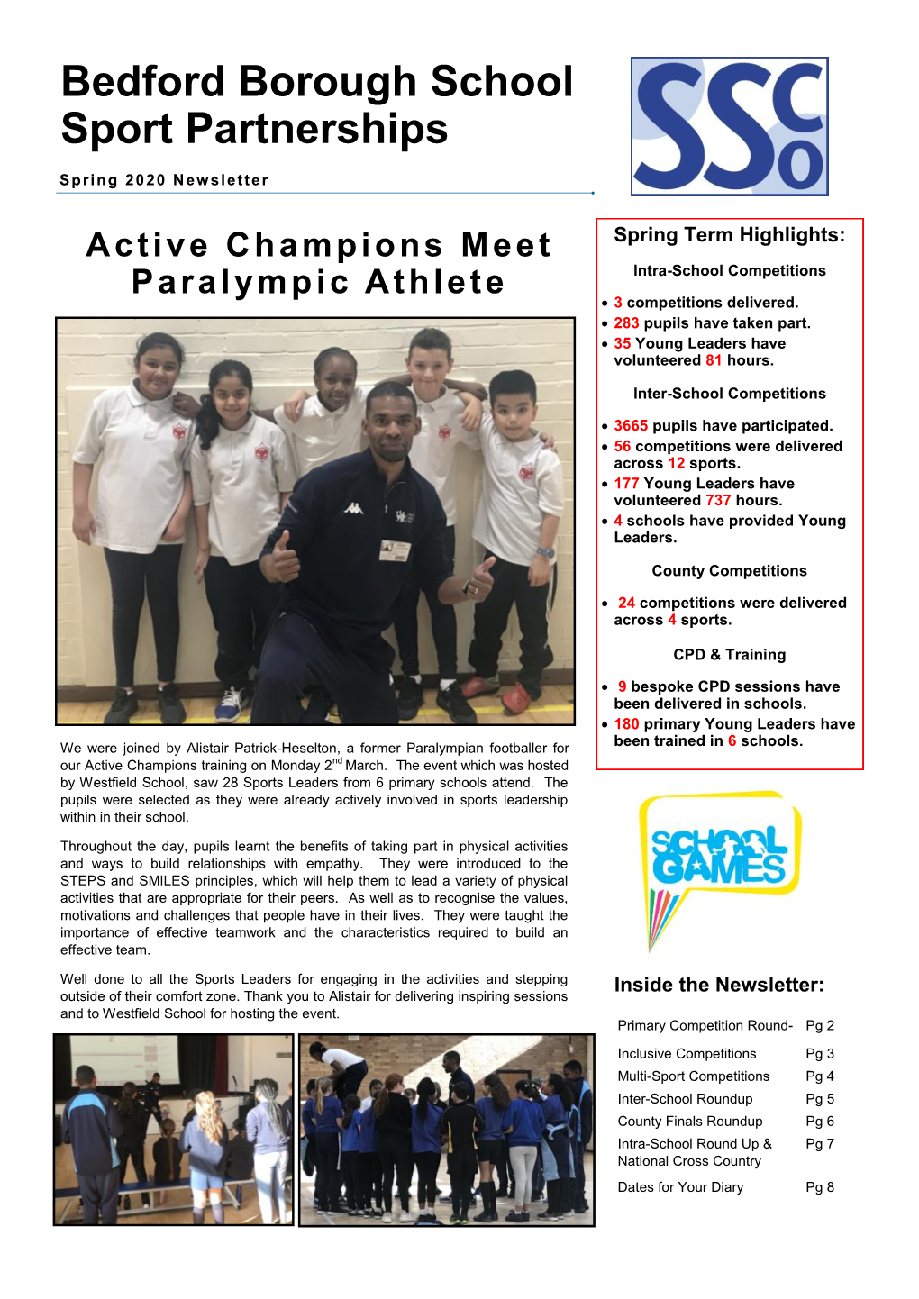 Bedford Borough School Sport Partnerships